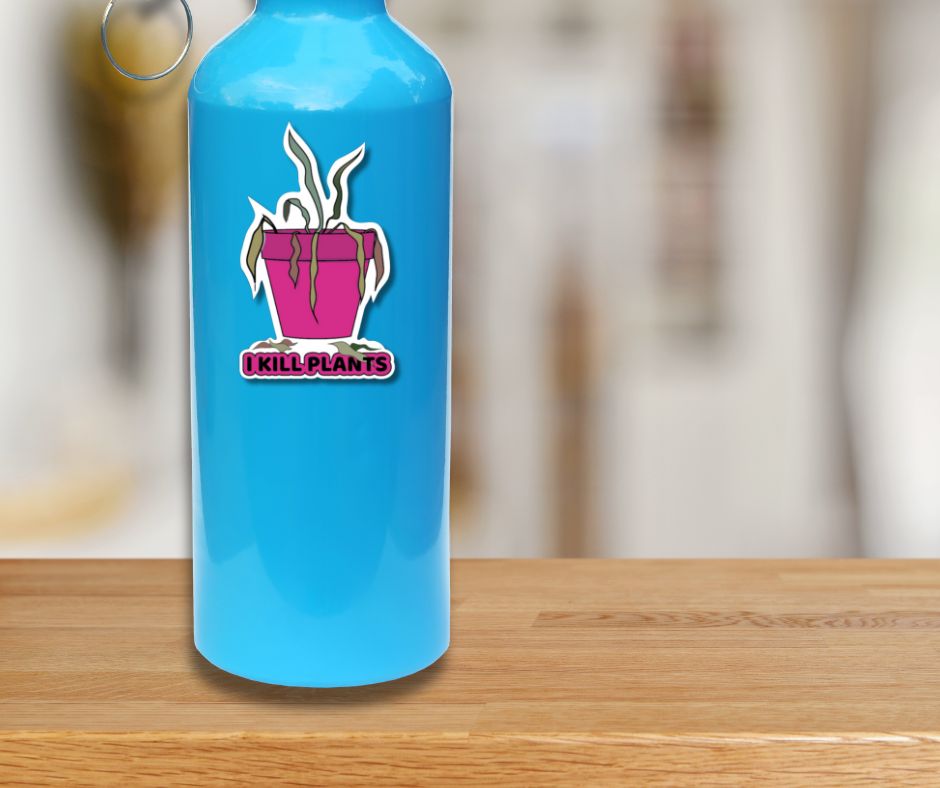 I Kill Plants Sticker
